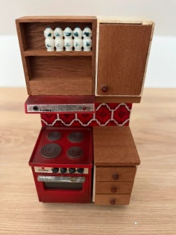 Cuisinière Lundby rouge