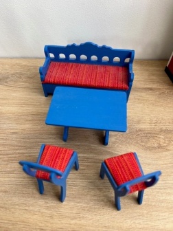 salle à manger LISA bleue