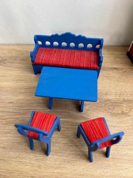 salle à manger LISA bleue