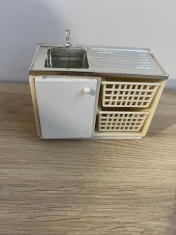 Meuble buanderie blanc Lundby