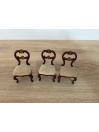 Chaises en velours Lundby