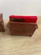 Salon lundby en velours et en bois