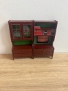 Duo bibliothéques marrons  Lundby