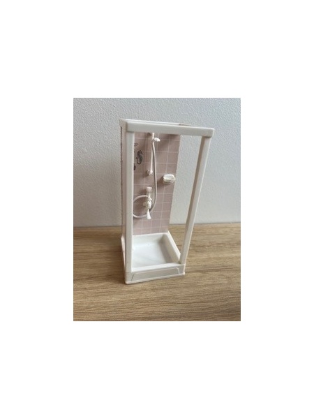 Cabine de douche rose hippo Lundby