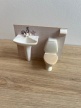 Meuble salle de bain + toilette Lundby