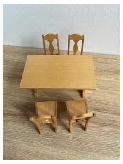 Salle à manger bois Lundby