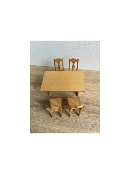 Salle à manger bois Lundby