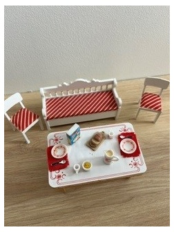 Table cuisine / banc/ set petit dejeuner Lundby