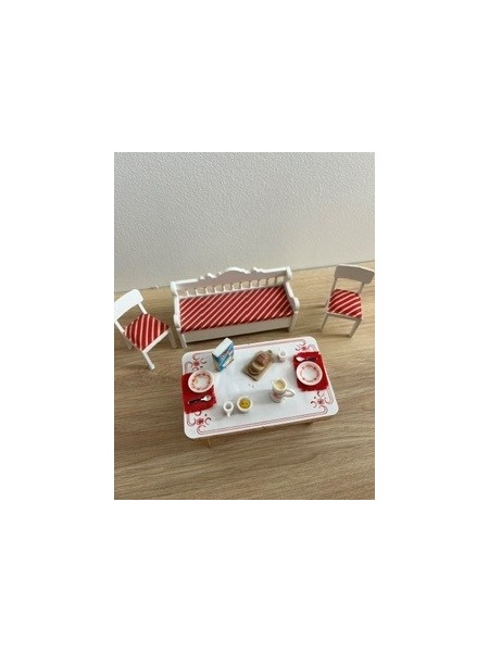 Table cuisine / banc/ set petit dejeuner Lundby