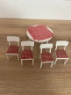 Table et chaises cuisine Lundby