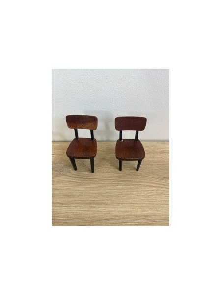 2 Chaises Teck Lundby