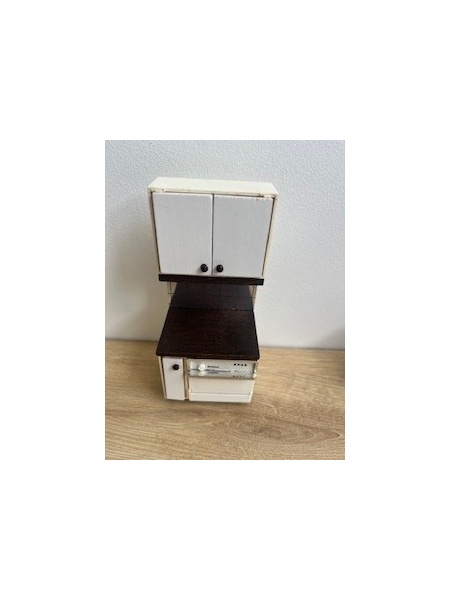Lave vaisseille blanc et gris Lundby