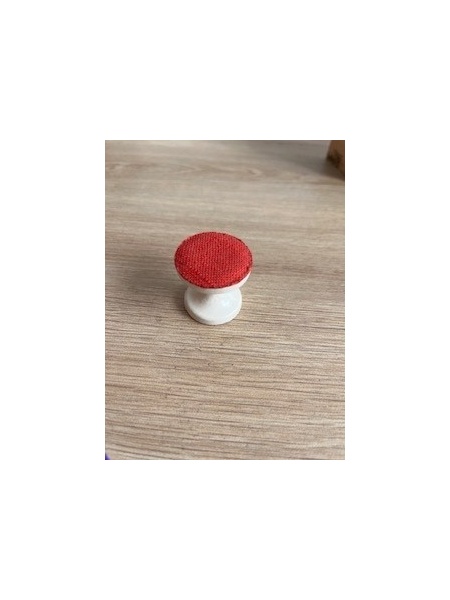 Pouf rouge Lundby