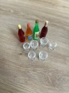Bouteilles et verres
