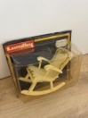 Rocking chair blanc neuf Lundby