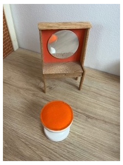 Coiffeuse orange Lundby