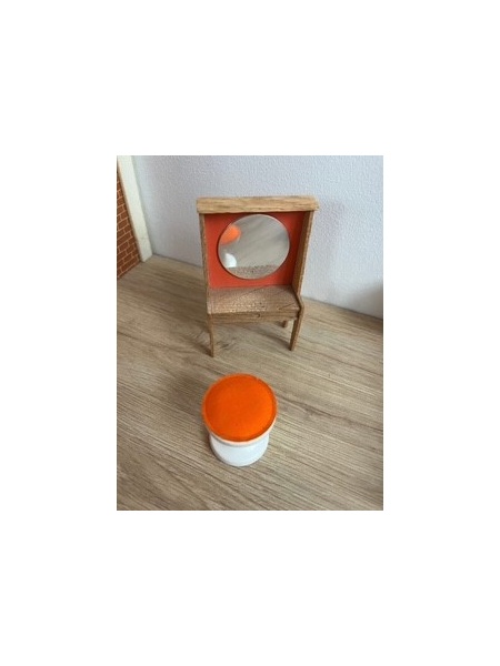 Coiffeuse orange Lundby