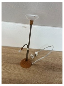 Lampe  double bois Lundby