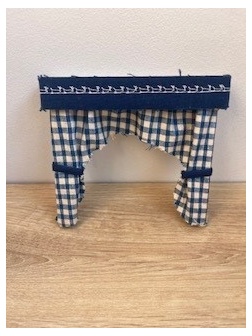 Rideaux bleu lisa