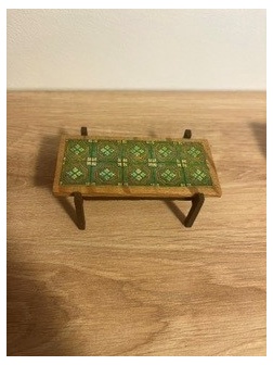 Table basse verte  LISA