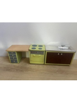 Cuisine verte  retro Lundby