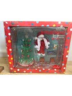 Sapin de noel éclairé avec accessoires Lundby