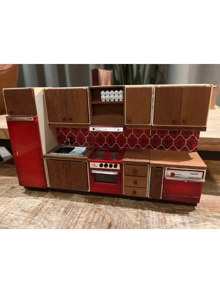 Cuisine rouge Lundby