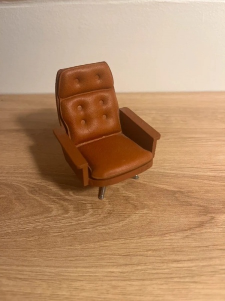 Fauteuil simili cuir Lundby