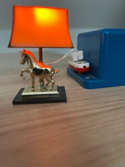 Lampe cheval rare Lundby